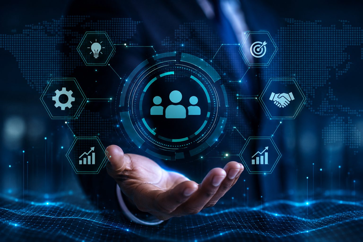Illustration de la formation et du conseil en transformation digitale